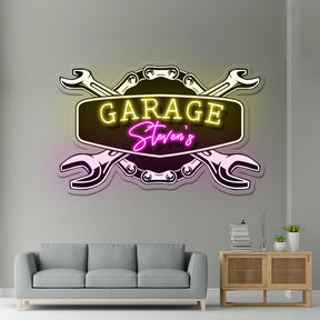 Custom Workshop Neon Sign Garage Decor for Men