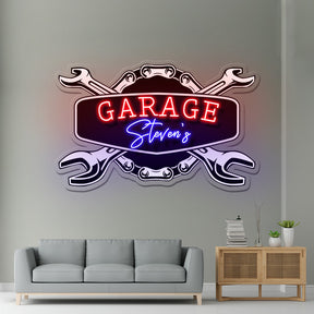 Custom Workshop Neon Sign Garage Decor for Men