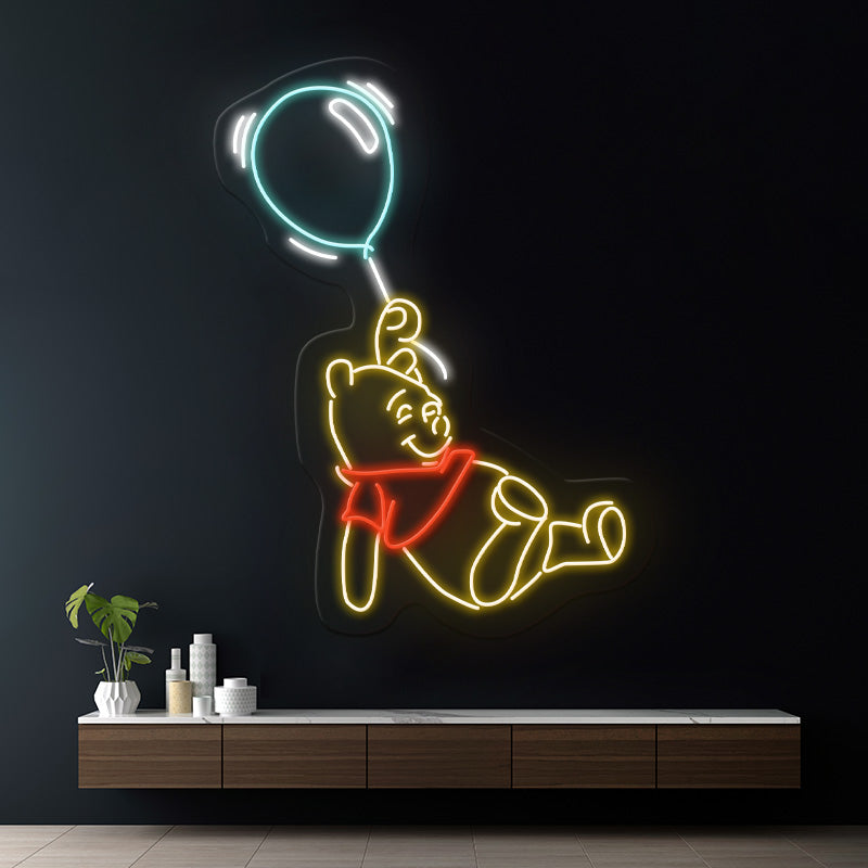 Bear Cartoon  LED Neon Sign Anime Neon Sign