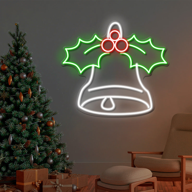 Bell Christmas Led Neon Sign