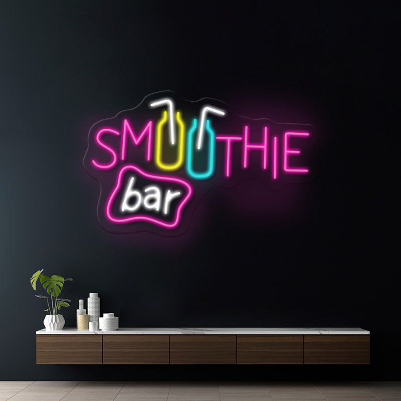 Smoothie Bar Neon Sign Restaurant Neon Light Sign Wall Decor