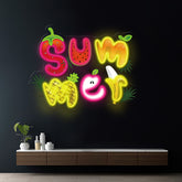 Summer Poster Artwork Led Neon Sign