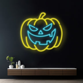 Halloween Pumpkin Led Neon Sign Light