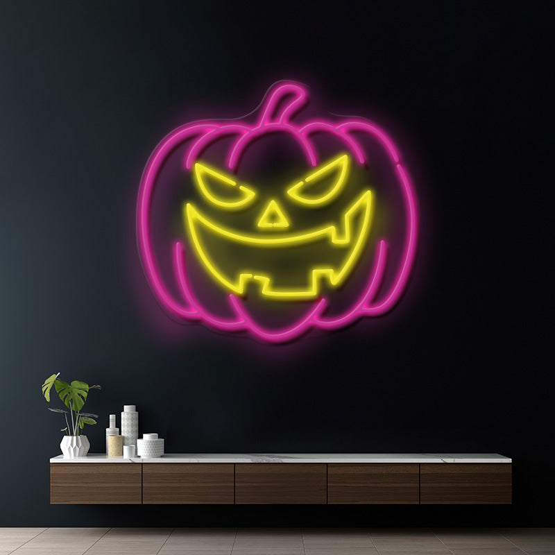 Halloween Pumpkin Led Neon Sign Light