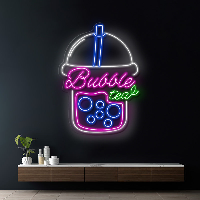 Boba Bubble Tea LED Neon Sign