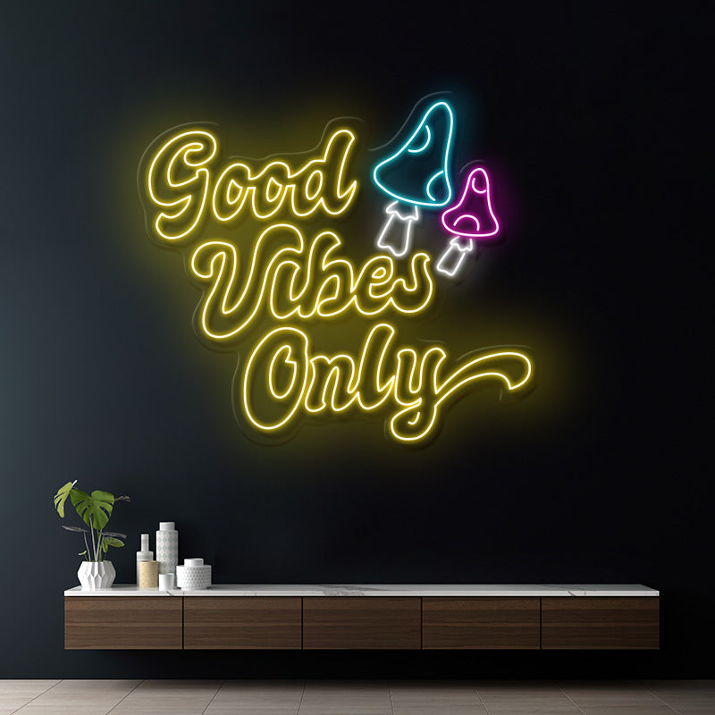 Good Vibes Only Led Neon Sign Home Decor Sign