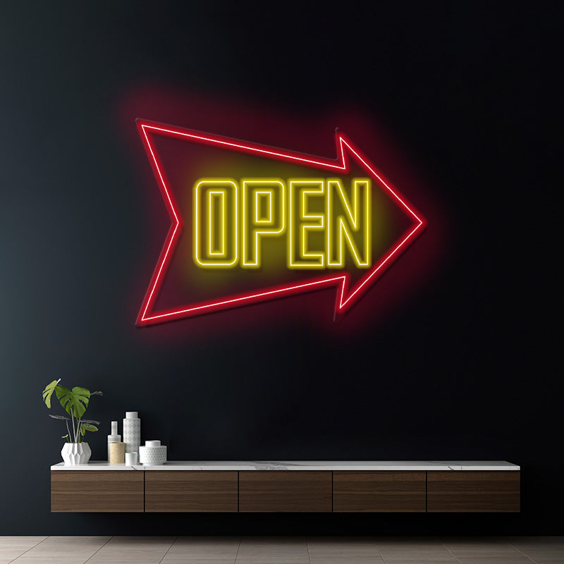 Open Neon Sign Shop Decor Led Neon Sign