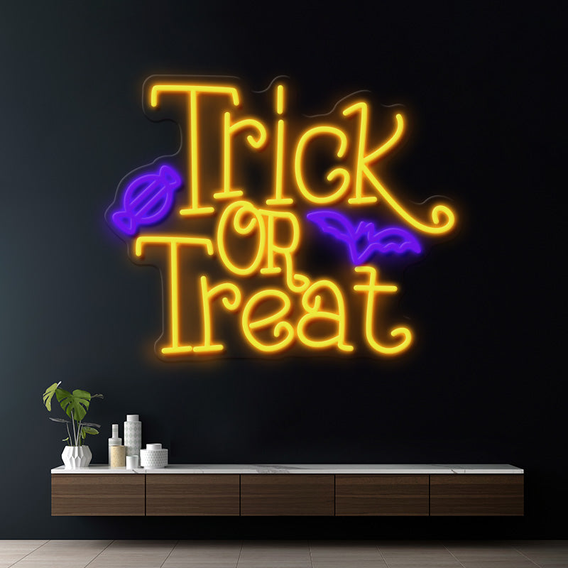 Trick or Treat Halloween Led Neon Sign