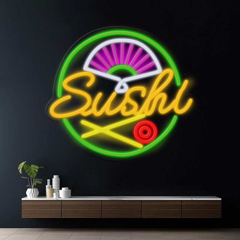 Sushi Led Neon Sign For Shop Wall Decor