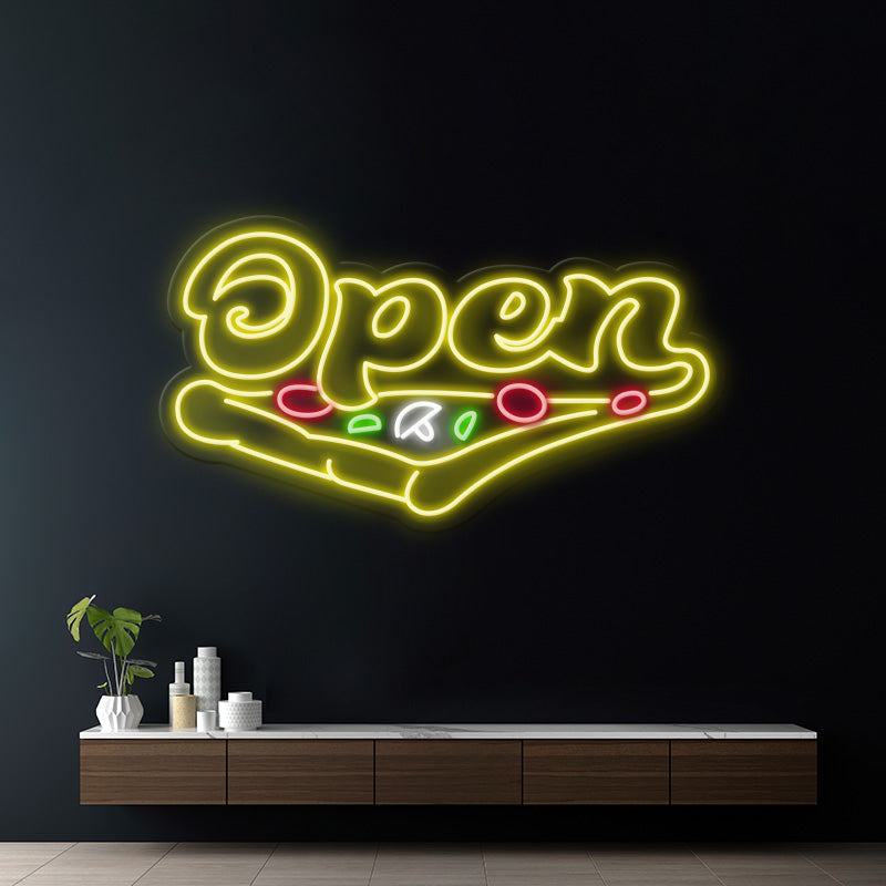 Pizza Shop Open Led Neon Sign