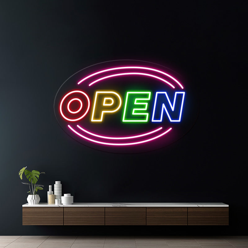 Colorful Open Led Neon Sign