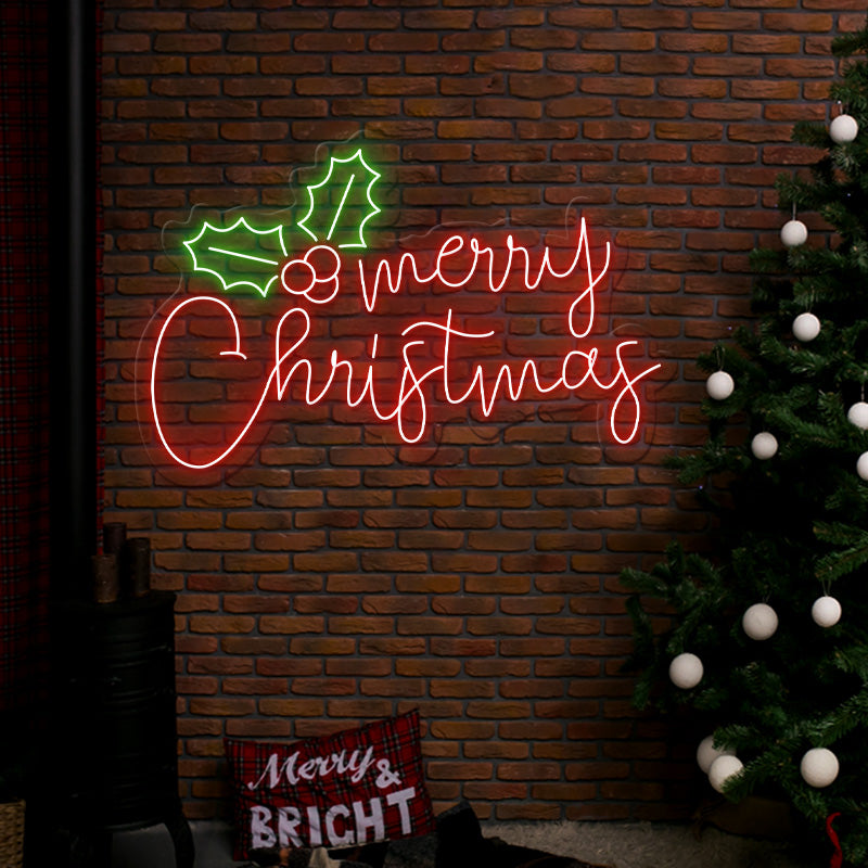 Merry Christmas Led Neon Sign Party Decor Sign