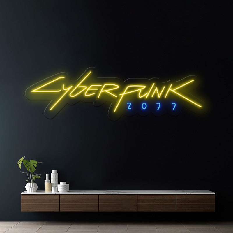 Cyberpunk 2077 Led Neon Sign Gaming Room Decor Neon Sign