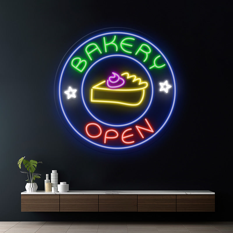 Bakery Shop Open Led Neon Sign