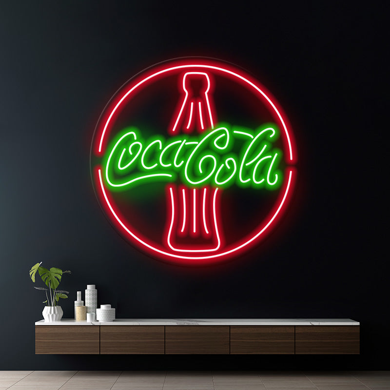 Coca Cola  Bottle Led Neon Sign for Wall Decor