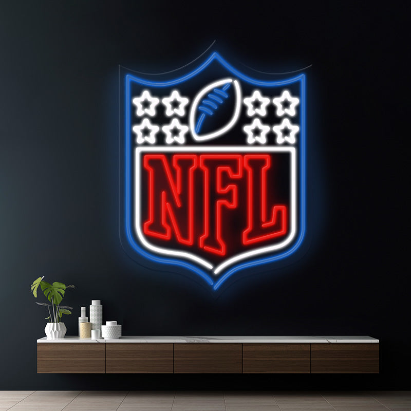 NFL Led Neon Sign Boys Gift Sign