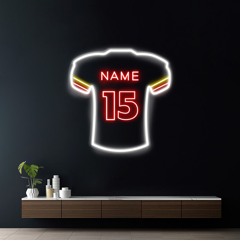 Sport Shirt Custom Neon Sign Football Fans Gift