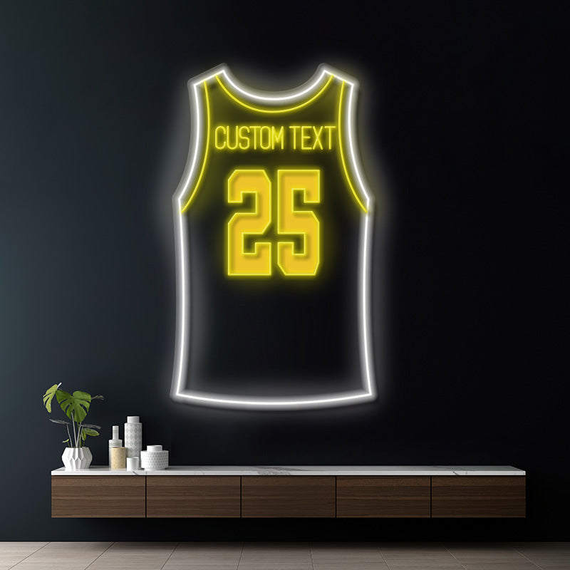 Custom Name Sport Shirt Custom Neon Sign