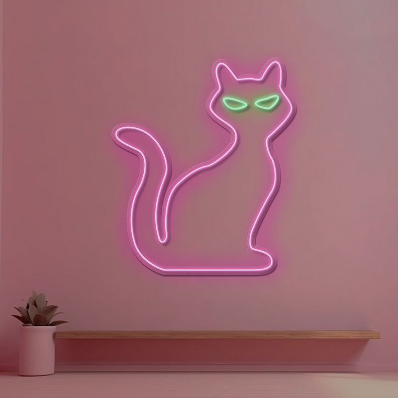 Cute Cat Led Neon Sign Home Decor Sign