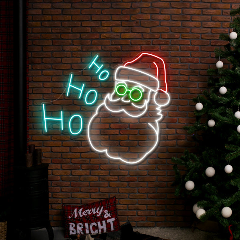 Santa Neon Sign Led Christmas Neon Light Party Decor Sign