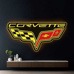 Corvette Neon Sign Garage Decor Led Neon Sign