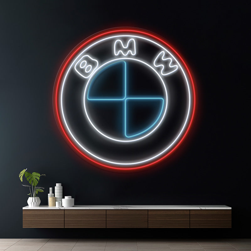 BMW Led Neon Sign Light Garage Decor Light for Man