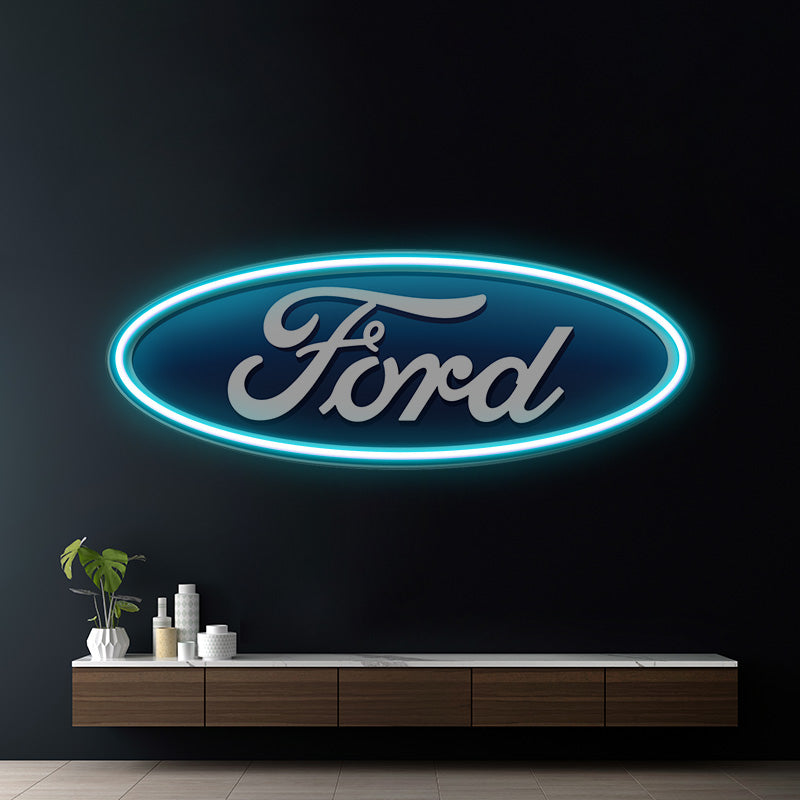 Ford Led Neon Sign Light Garage Decor Led Neon Sign