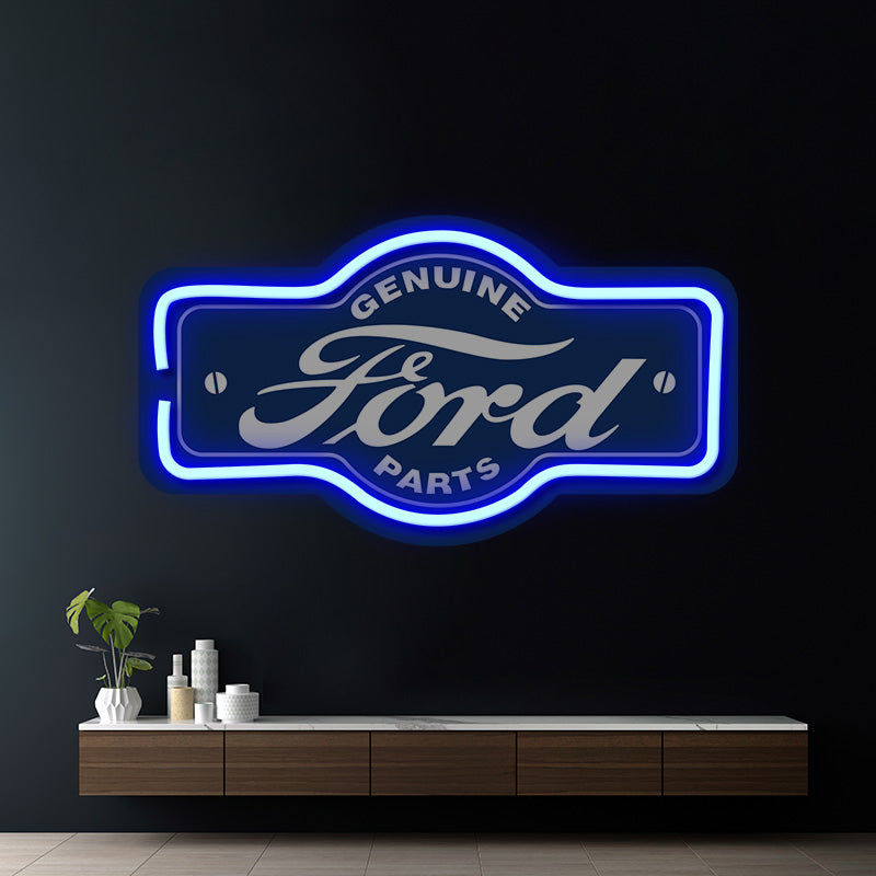 Ford Led Neon Sign Man Garage Decor Led Neon Sign