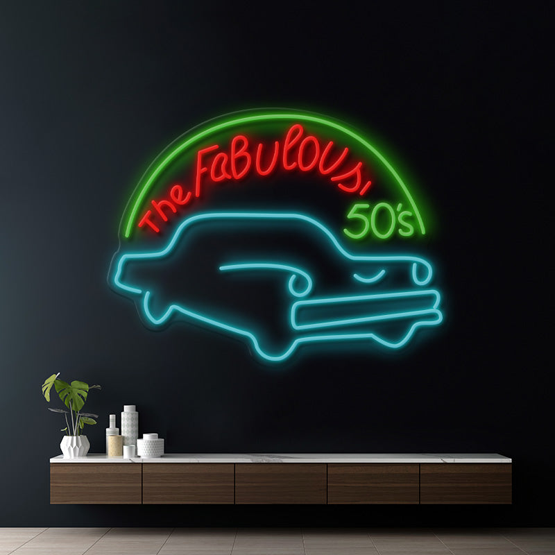 The Fabulous 50s Led Neon Sign