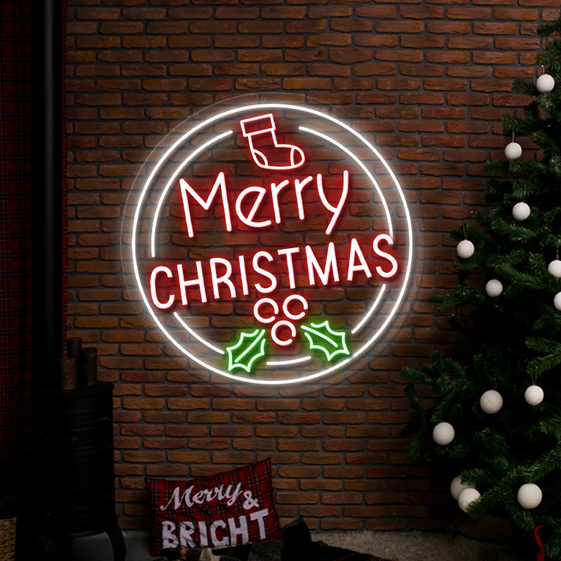 Merry Christmas Led Neon Sign