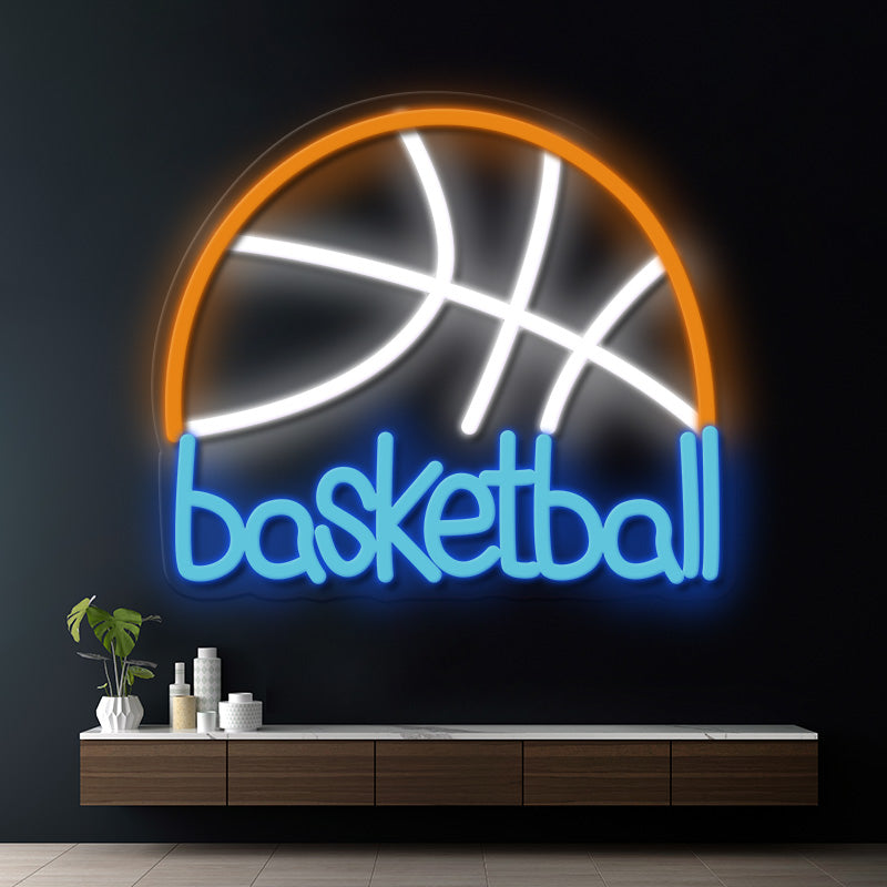 Basketball Led Neon Sign Boys Home Decor Sign Light