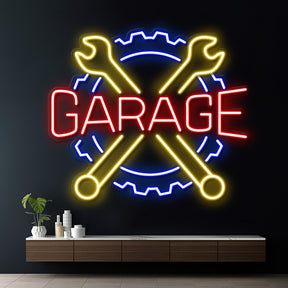 Garage Led Neon Sign for Man Cave Decor Space Decor Light