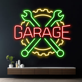 Garage Led Neon Sign for Man Cave Decor Space Decor Light