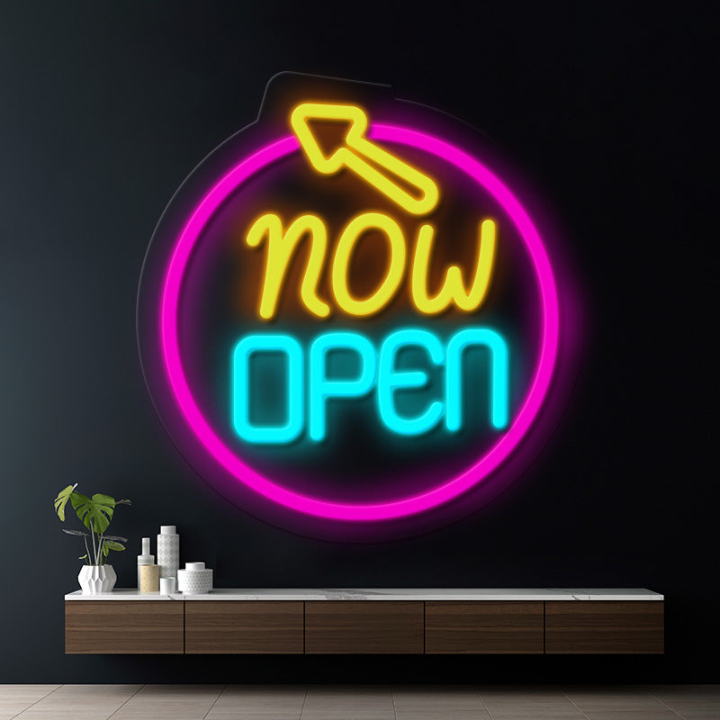 Now Open Led Neon Sign Shop Decor Sign