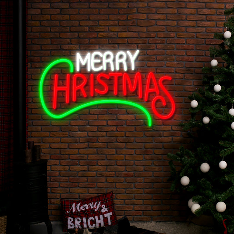 Christmas Christmas Led Neon Sign Home  Business Shop Festival Decor