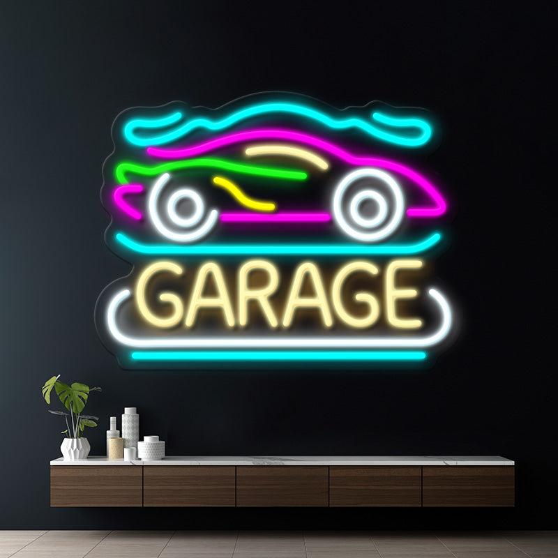 Car Garage Led Neon Sign Man Cave Decor Neon Sign Man Gift