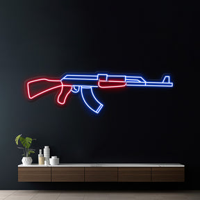 AK47 Gun Led Neon Signs CSGO Game Room AK47 Wall Decor