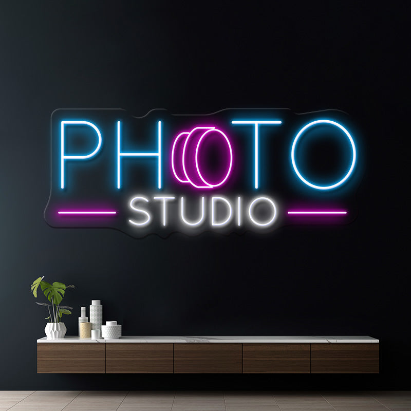 Photo Studio Led Neon Sign Business Shop Decor Sign