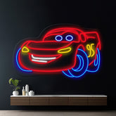 Lightning McQueen Led Neon Sign Kids Gift Room Decor