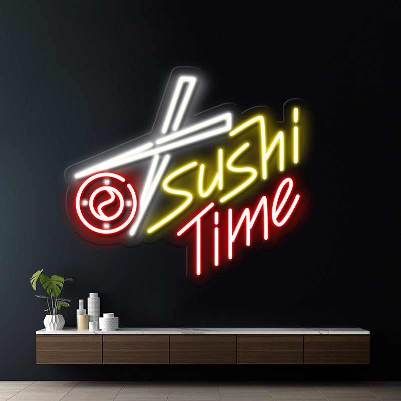 Sushi Time Led Neon Sign Business Shop Decor Sign