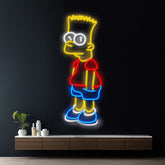 Simpson Bart Neon Led Sign Wall Art Decor Sign Kids Gift