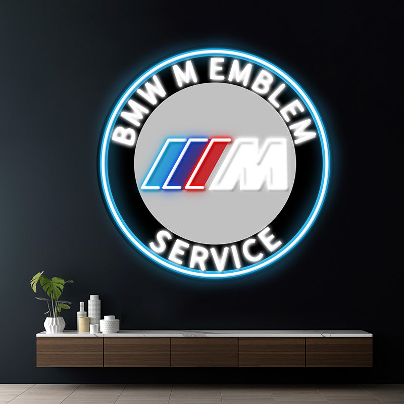 BMW Led Neon Sign Garage Room Decor Man Cave Decor Gift