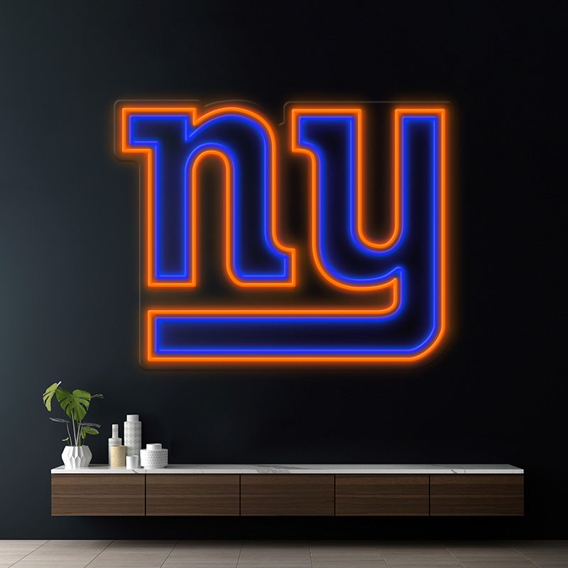 Sport Team Neon Sign New York Giants Led Light