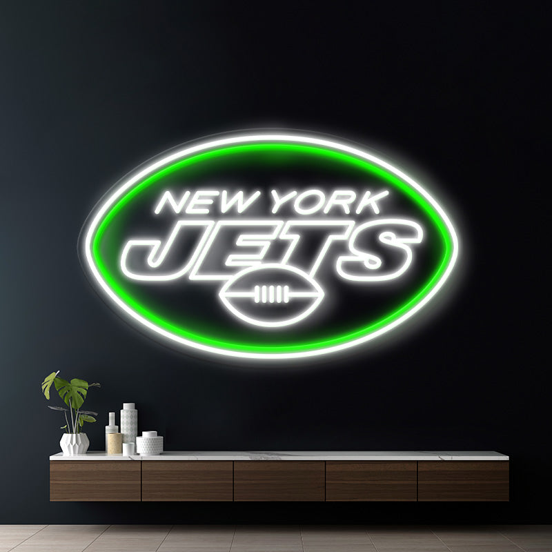 New York Jets Led Neon Sign Sport Team Neon Sign