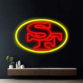 San Francisco 49ers Team Logo Neon Sign