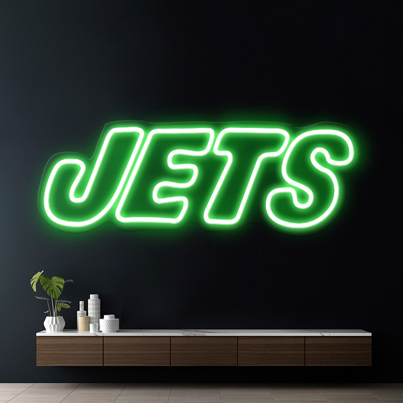 JETS Led Neon Sign for Wall Decor Man Gift