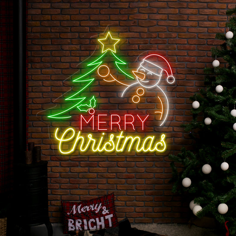 Merry Christmas Led Neon Sign Home Window Led Sign