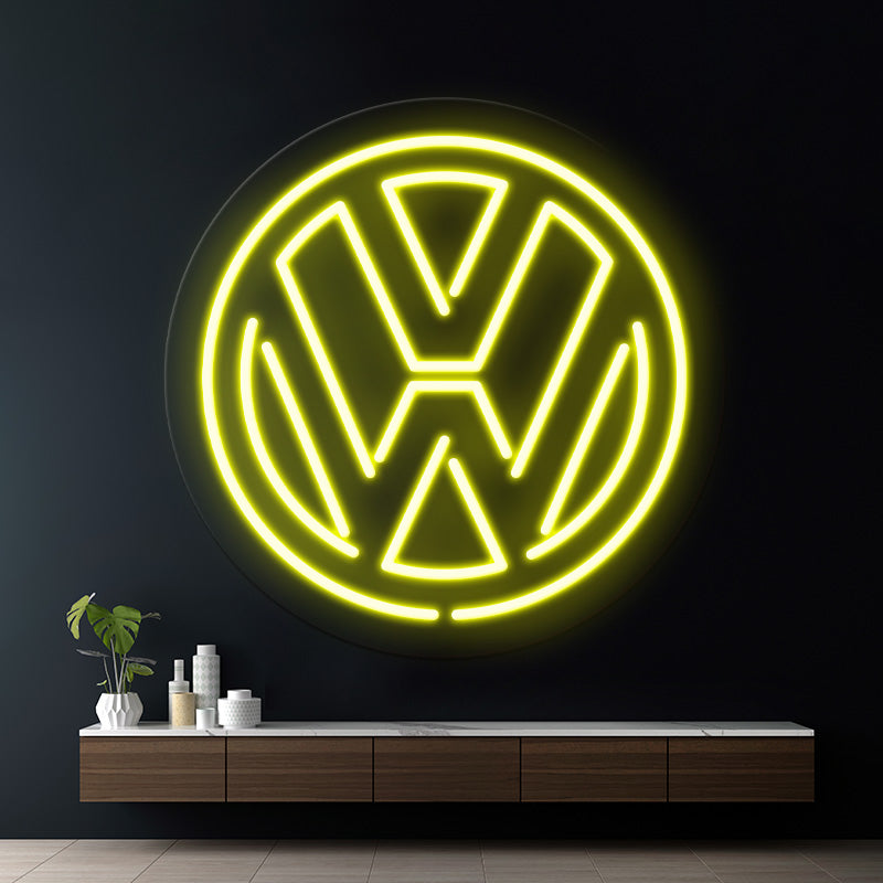 Volkswagen Logo LED Neon Sign