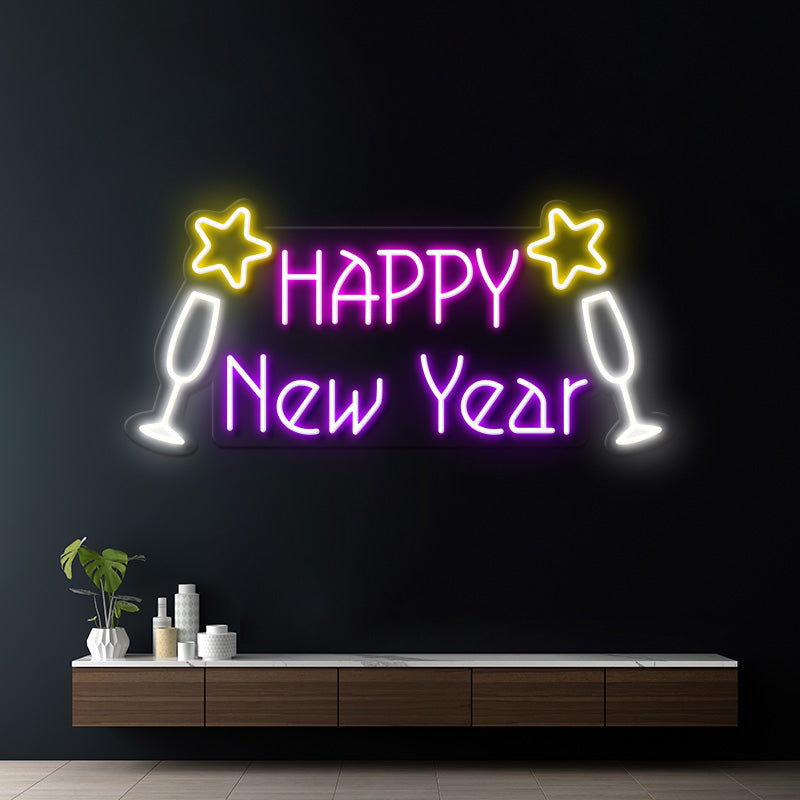 Happy New Year Led Neon Sign