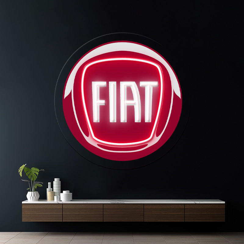 FIAT Car Logo Led Neon Sign